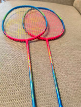Li-Ning used Windstorm 72S  super-light 6U badminton two-racket unit strung 25lbs