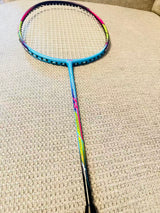 Li-Ning used Windstorm 72  super-light 6U badminton racket strung 25-30lbs