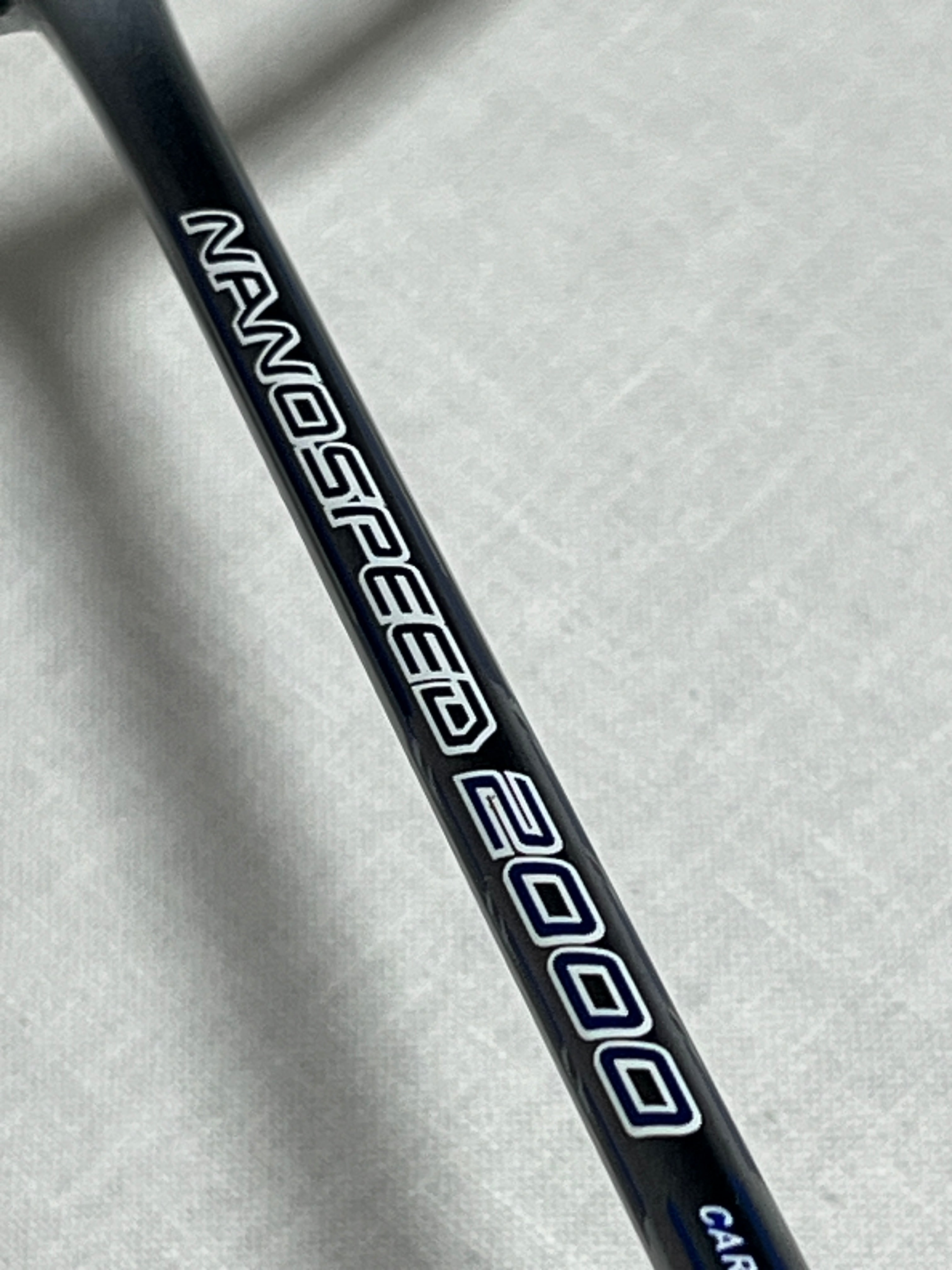Yonex used Nanospeed 2000 badminton racket 3U strung 26lbs