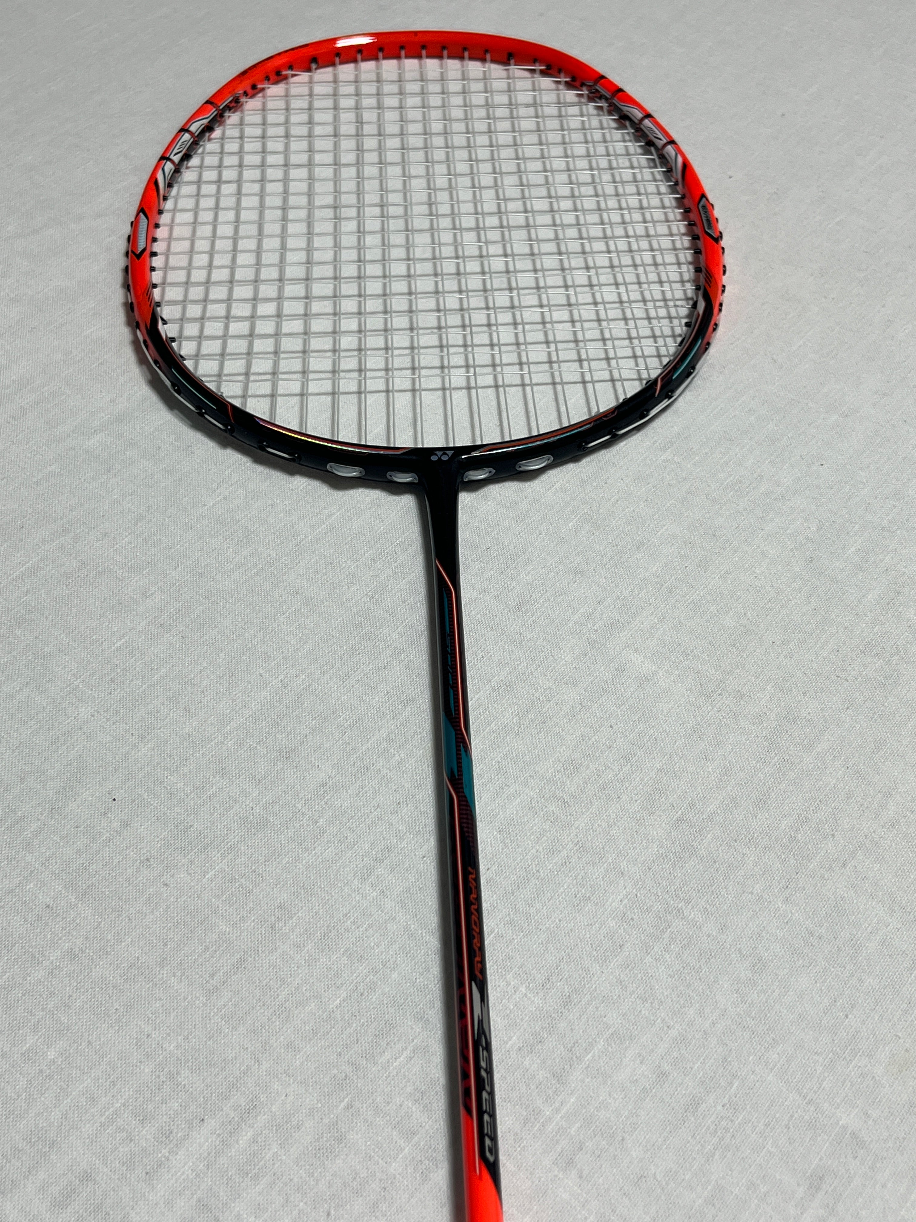 Yonex used NANORAY-Z-SPEED badminton racket 3UG5 strung 26lbs