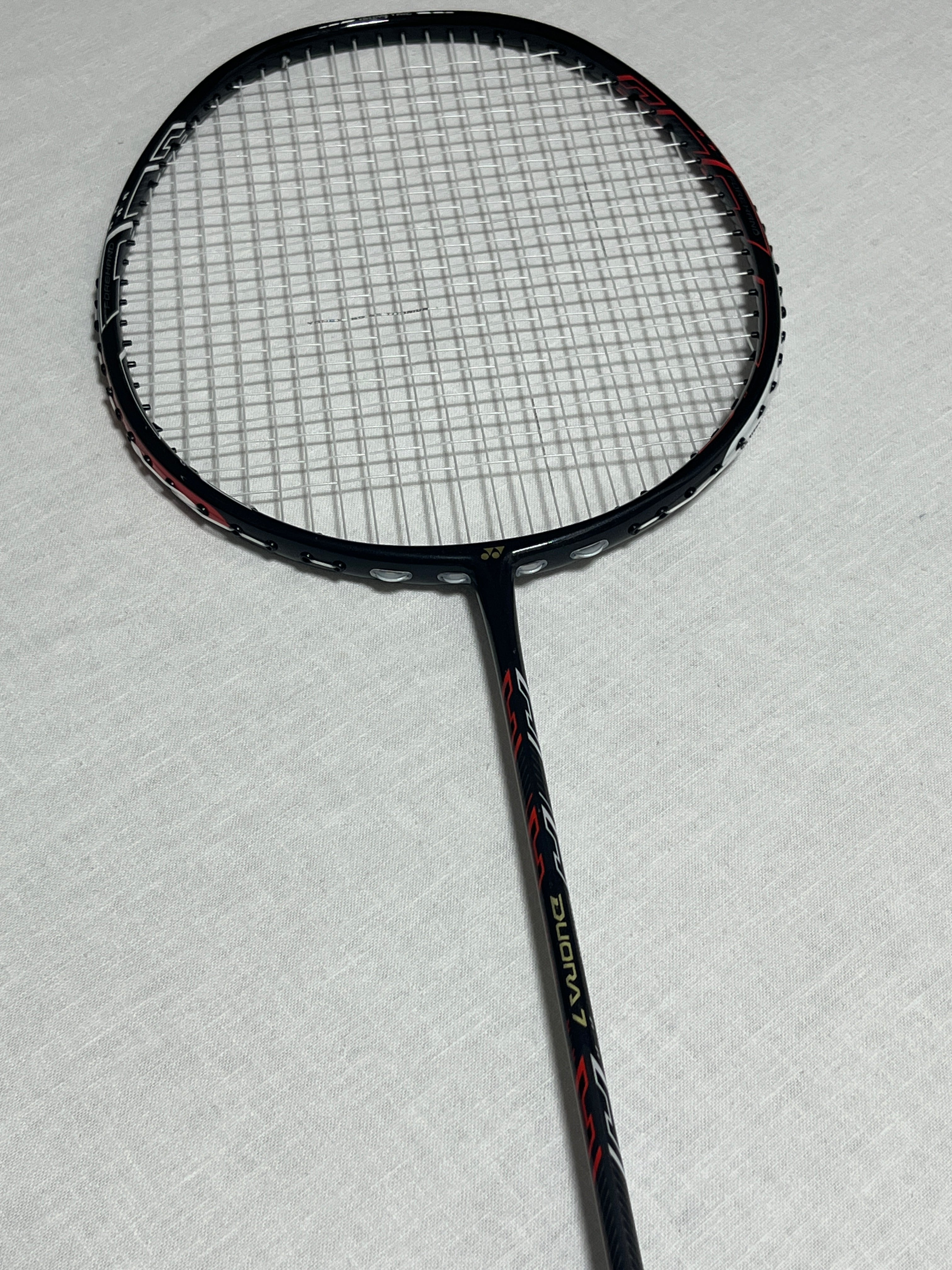 Yonex used Duora 7 badminton racket 3U strung 26lbs