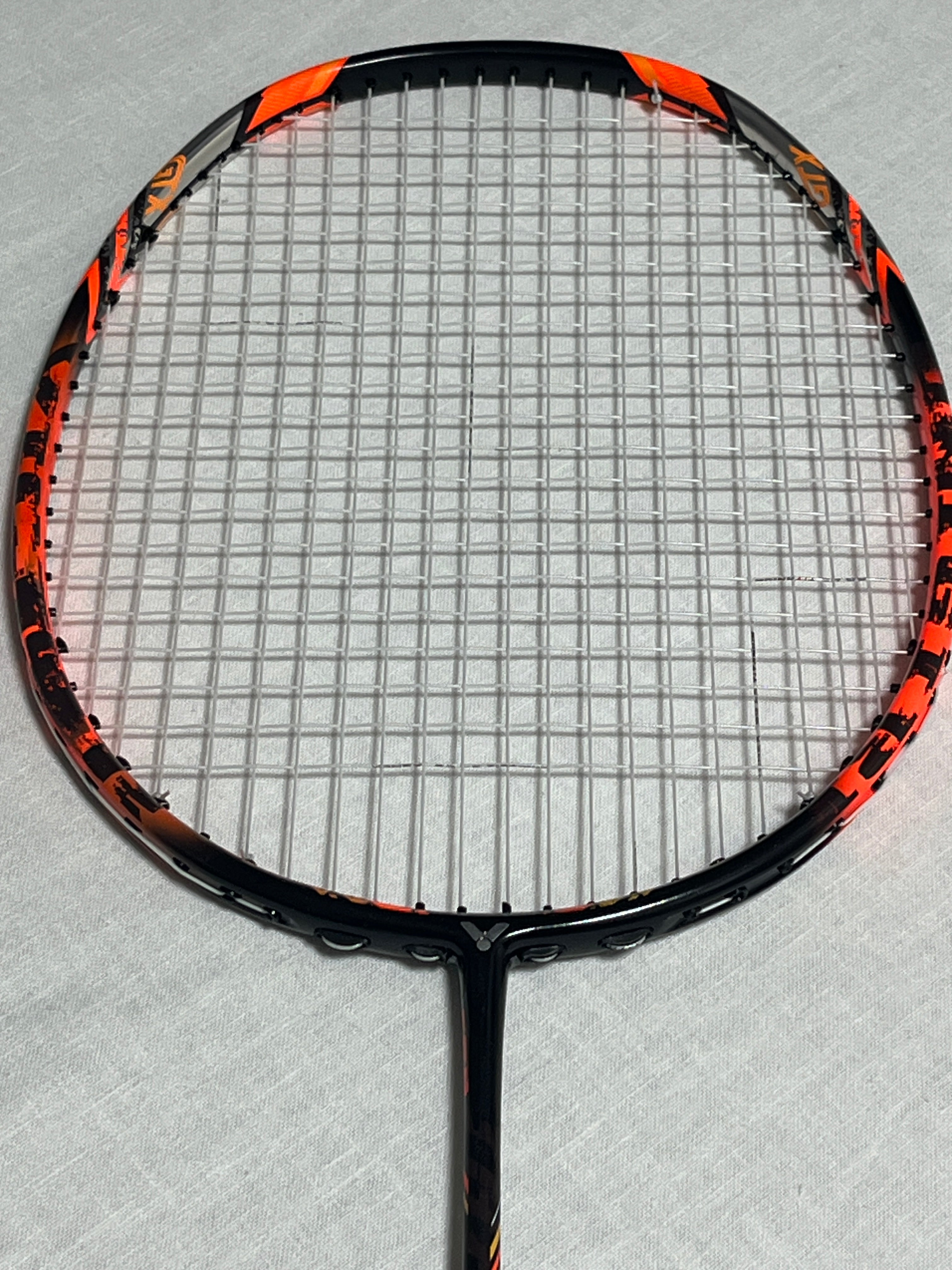 VICTOR THRUSTER K Onigiri used badminton racket 4UG5 strung 26lbs(max 29lbs)