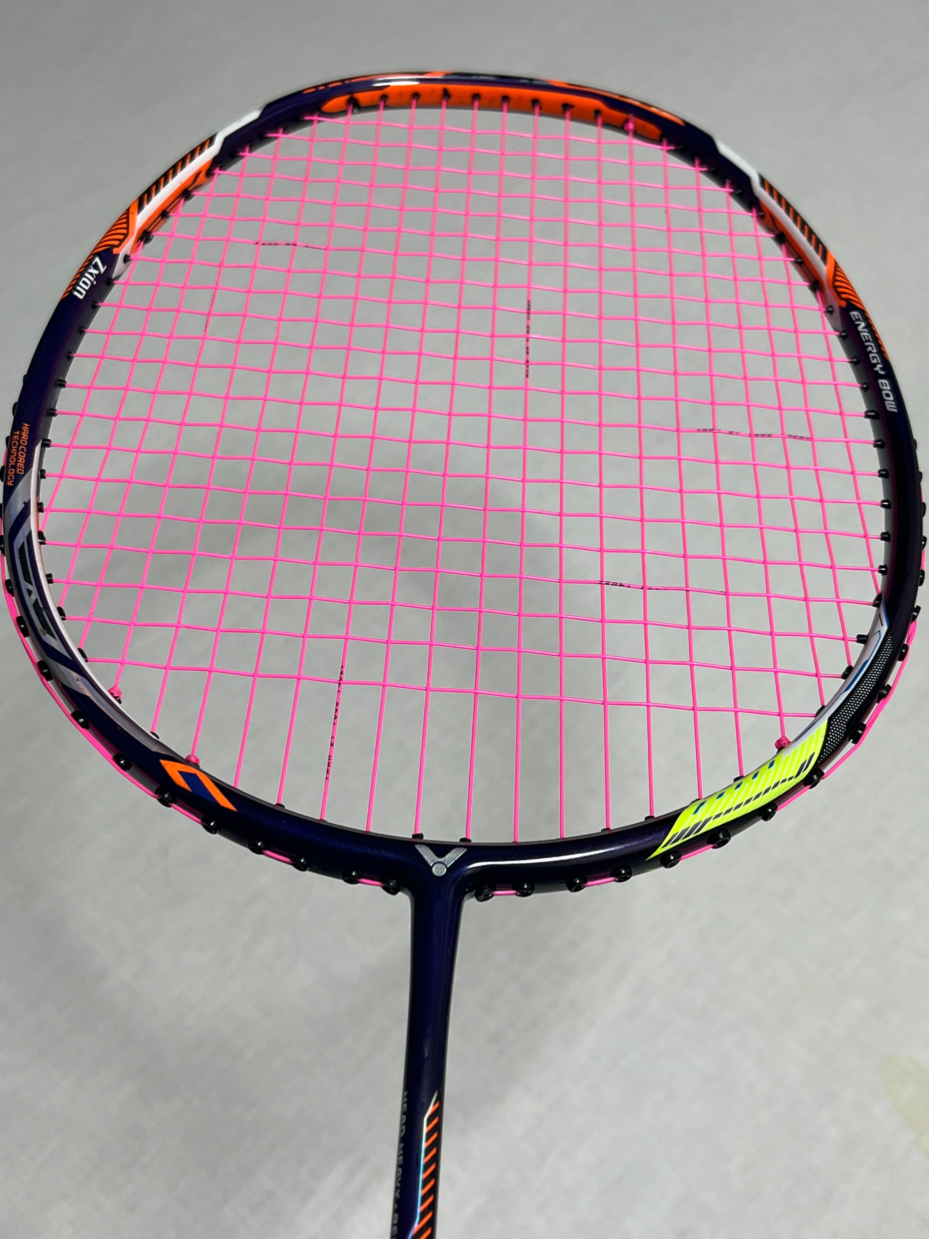 VICTOR THRUSTER K550 used badminton racket 3U strung 26lbs