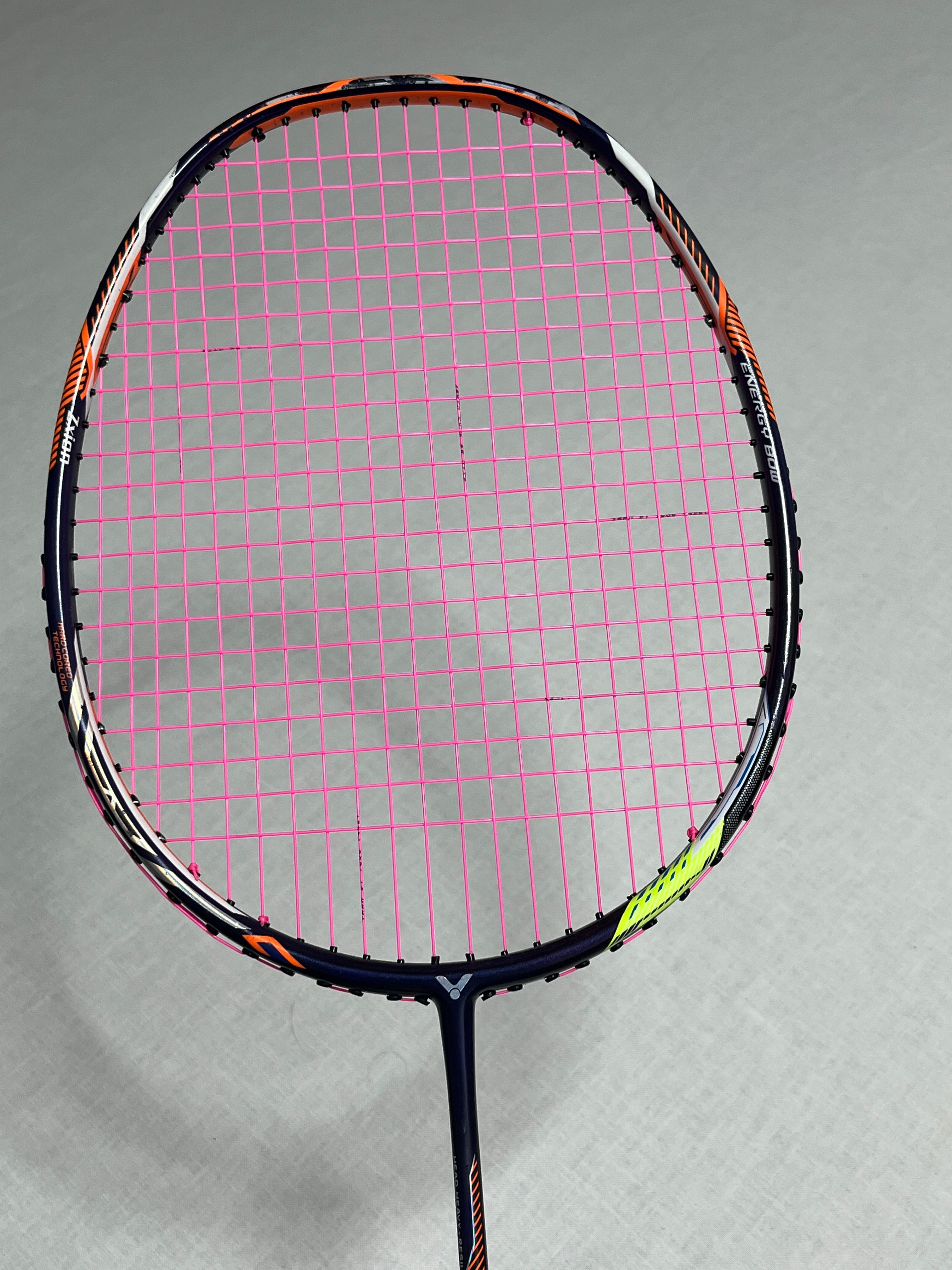 VICTOR THRUSTER K550 used badminton racket 3U strung 26lbs