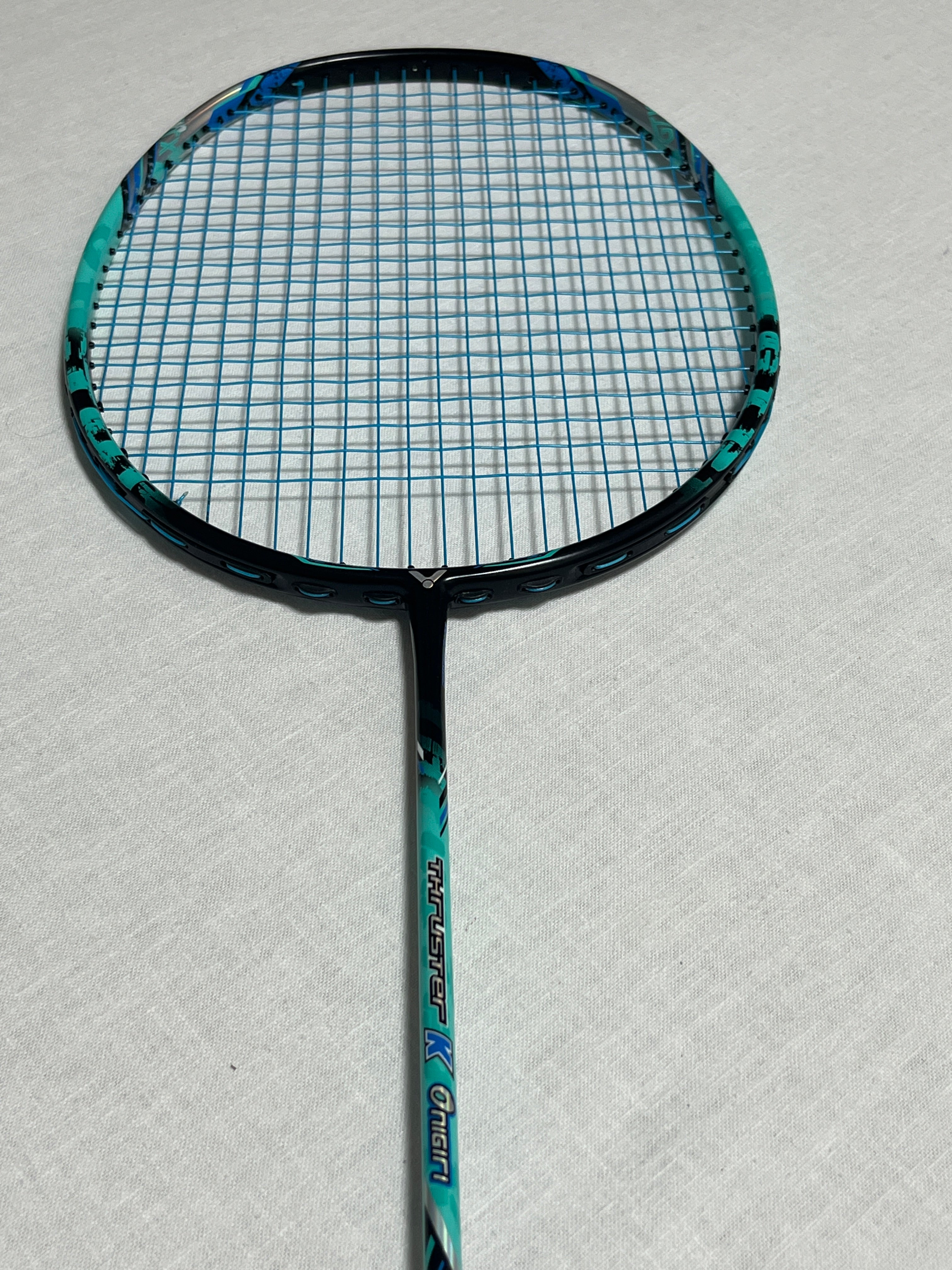 VICTOR THRUSTER K Onigiri used badminton racket 4UG5 strung 26lbs
