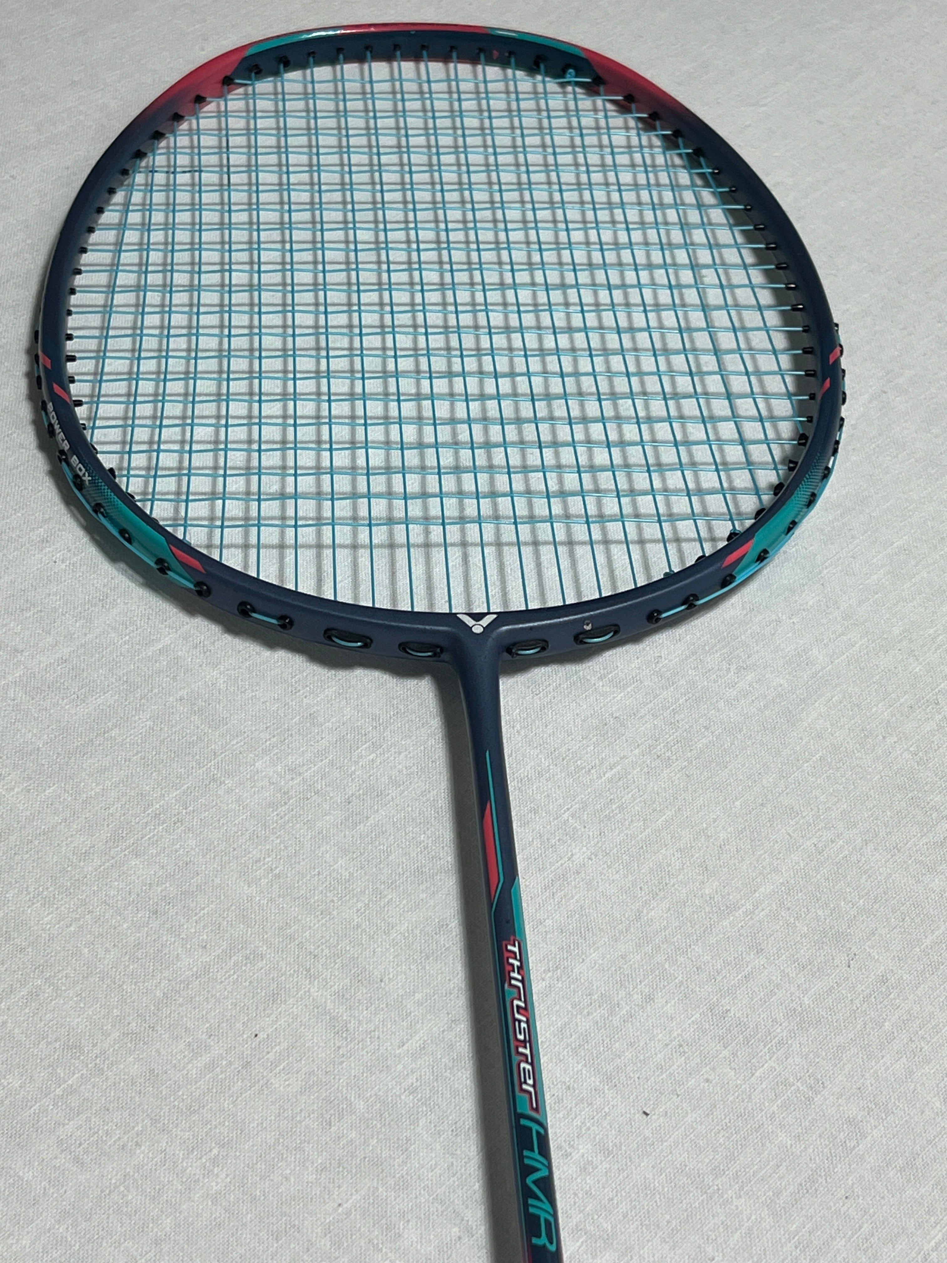 VICTOR THRUSTER HMB used badminton racket 6UG5 light-head strung 26lbs
