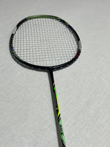 Victor used  Hypernano-X 900X badminton racket 4U strung 26lbs
