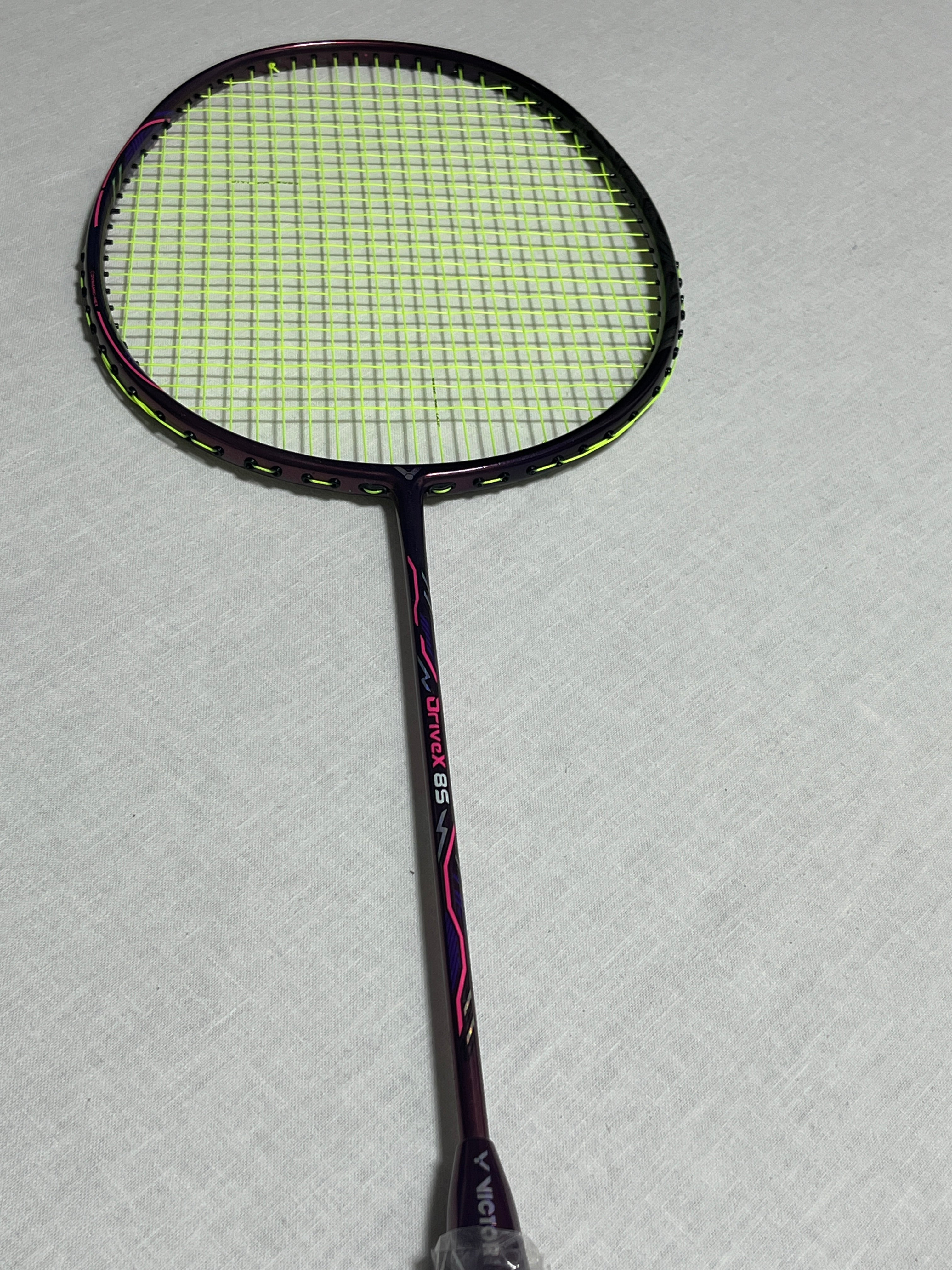 VICTOR DRIVE X 8S used badminton racket 4UG5 strung 26lbs