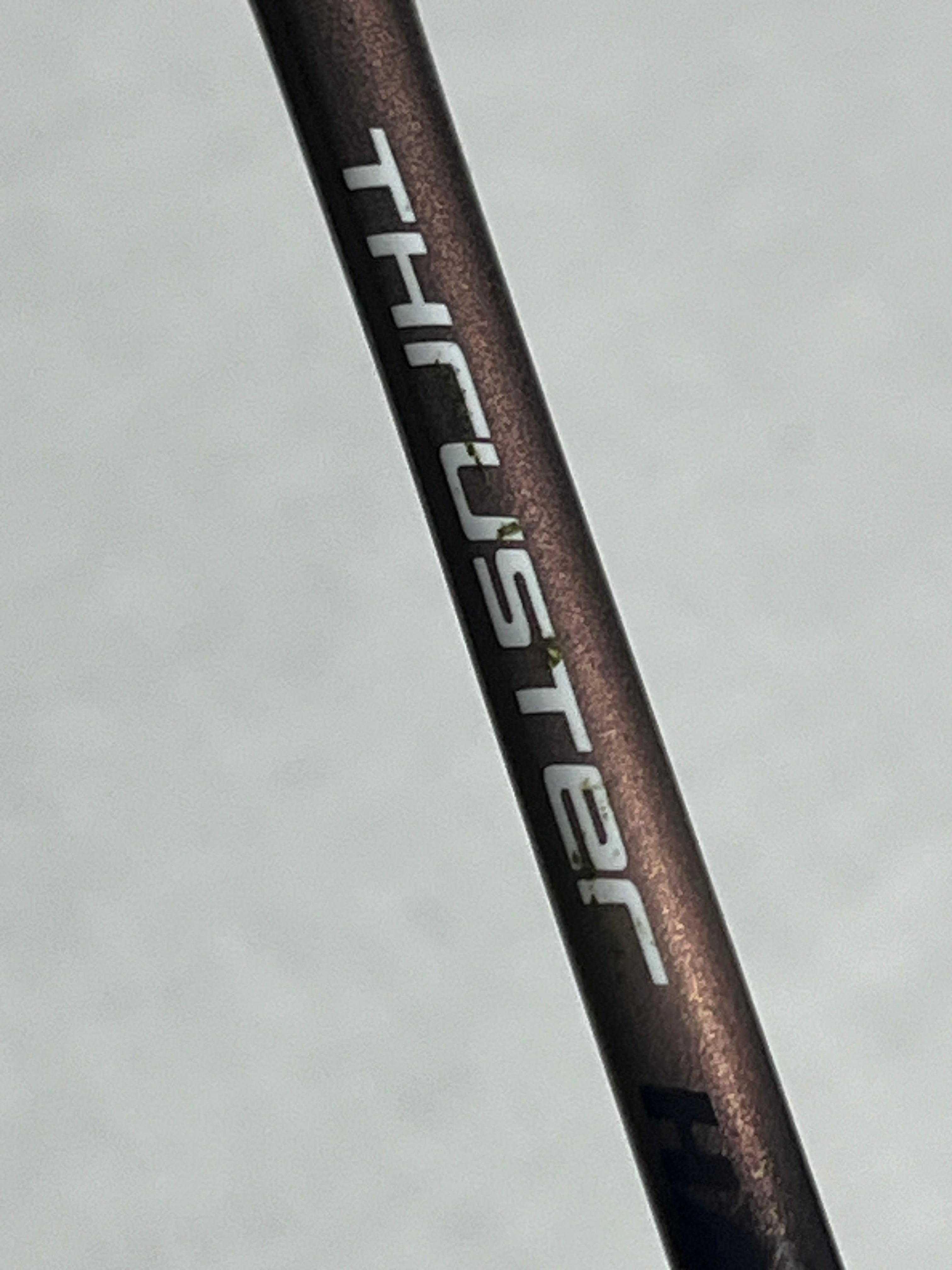 VICTOR THRUSTER  Hawk used badminton racket 4UG5 strung 26lbs