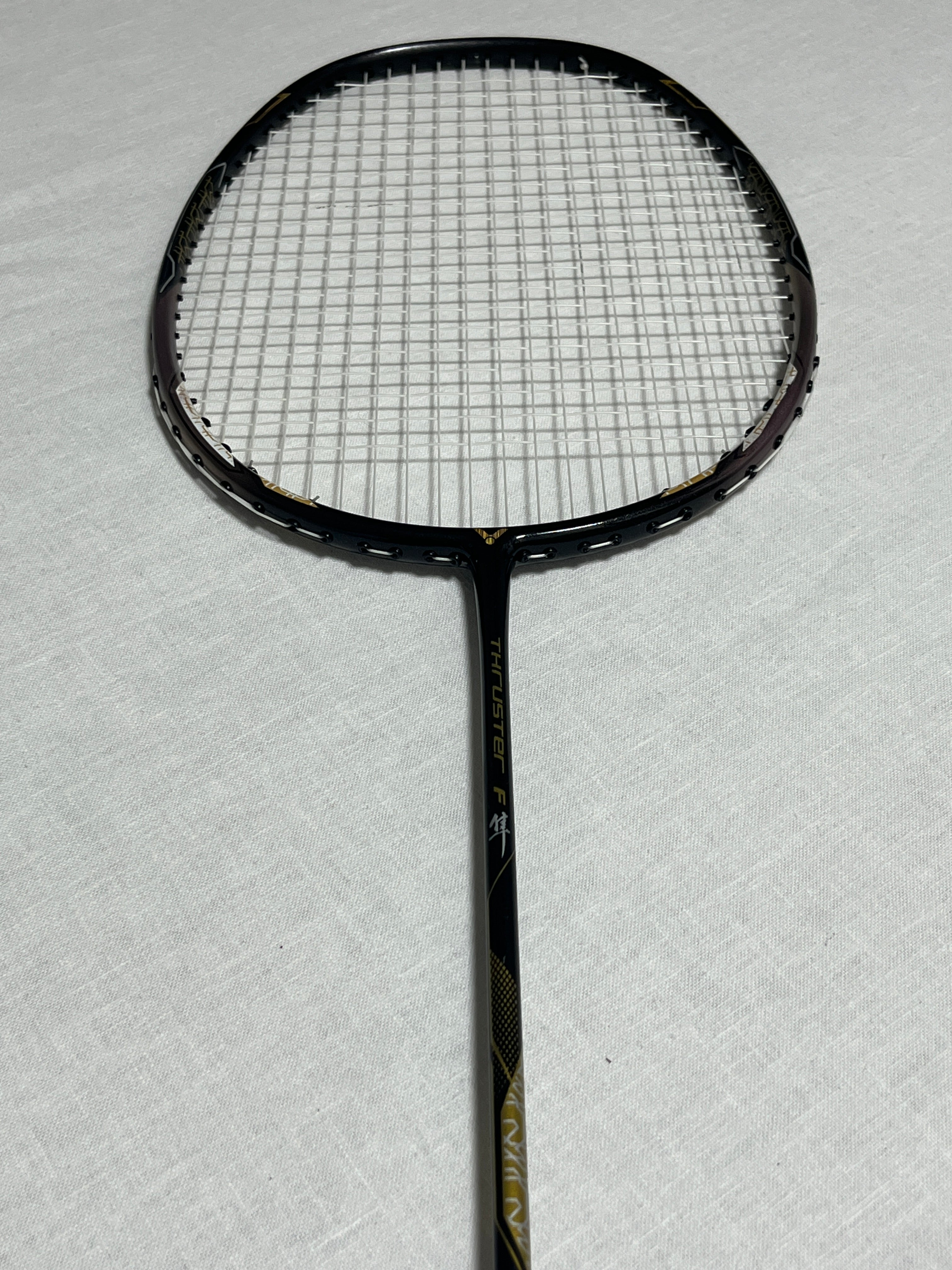 VICTOR THRUSTER F Falcon used badminton racket 4UG5 strung 26lbs