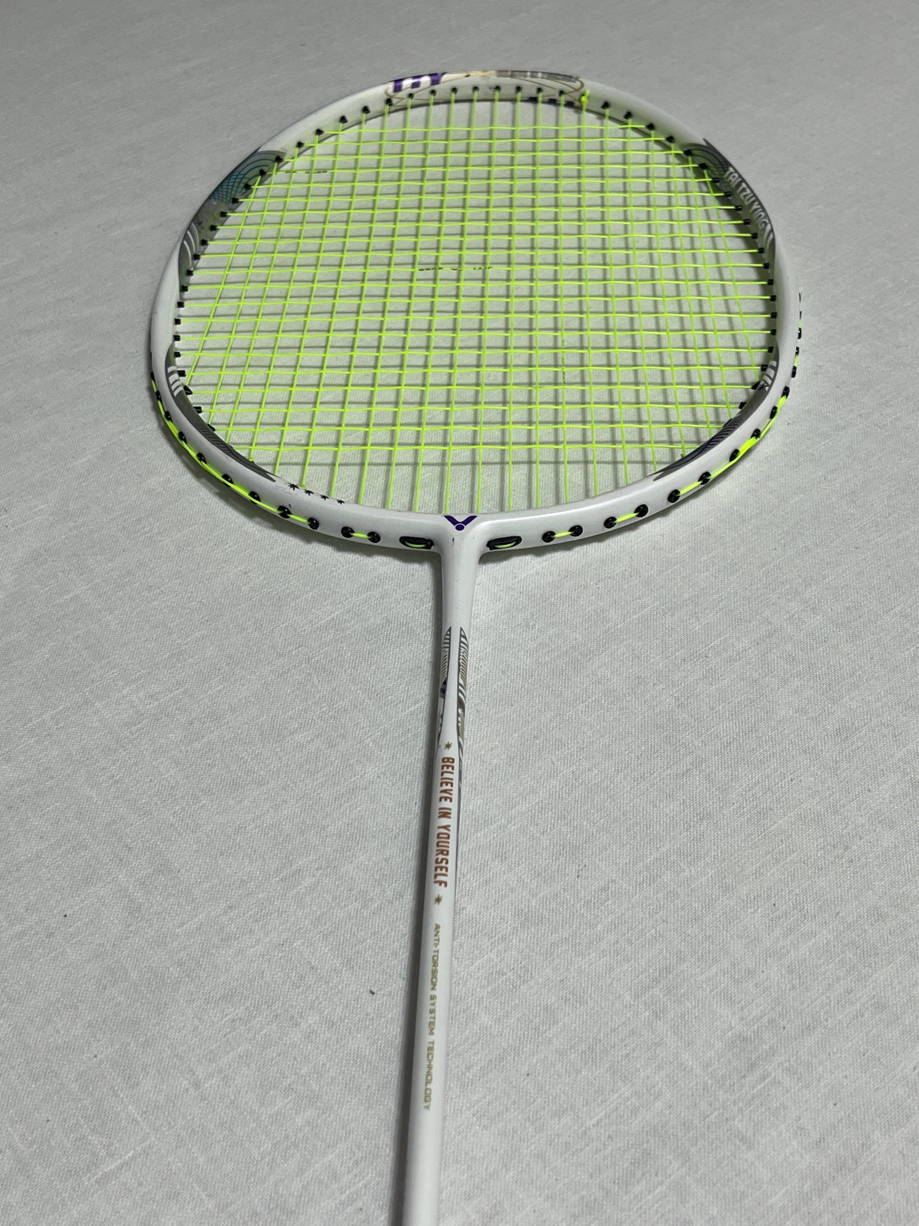 VICTOR THRUSTER TTY used badminton racket 4UG5 strung 26lbs（MAX 31lbs）