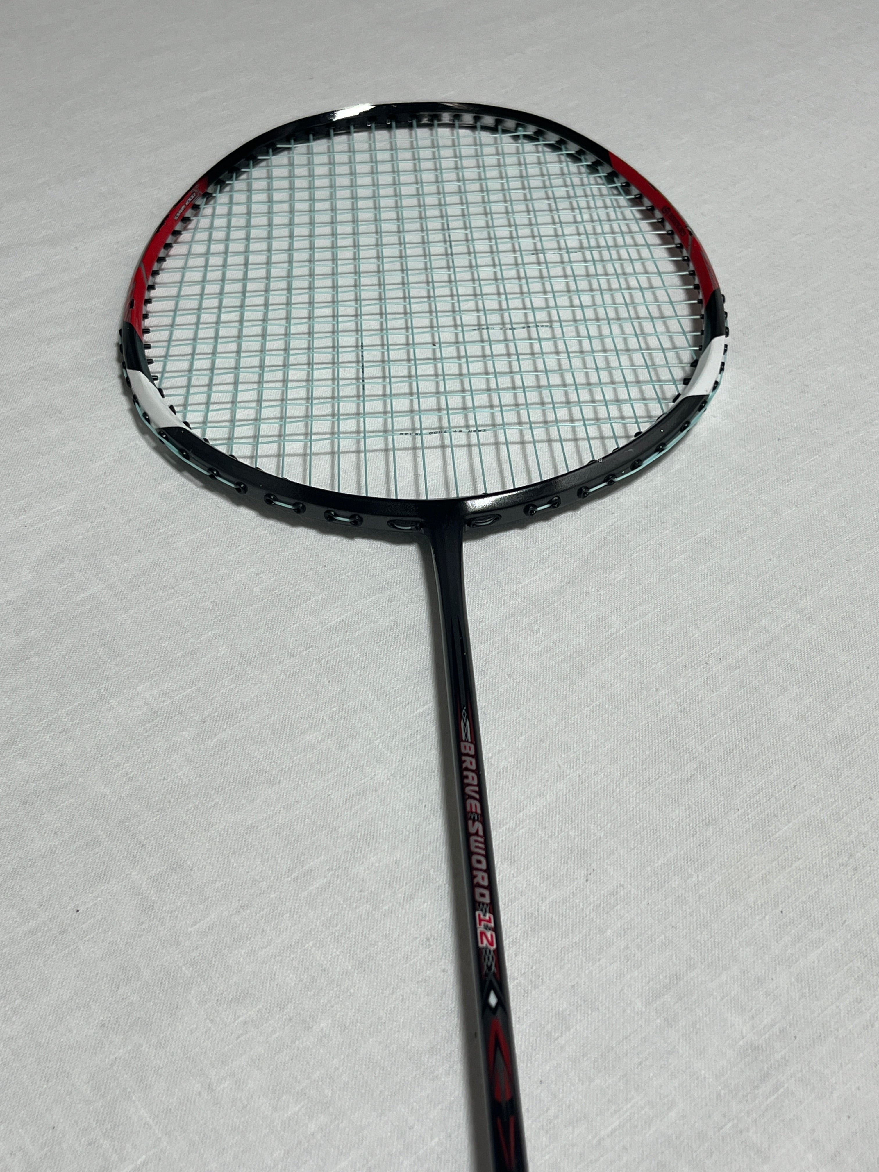 Used VICTOR Bravesword 12 badminton racket 4U strung 26lbs