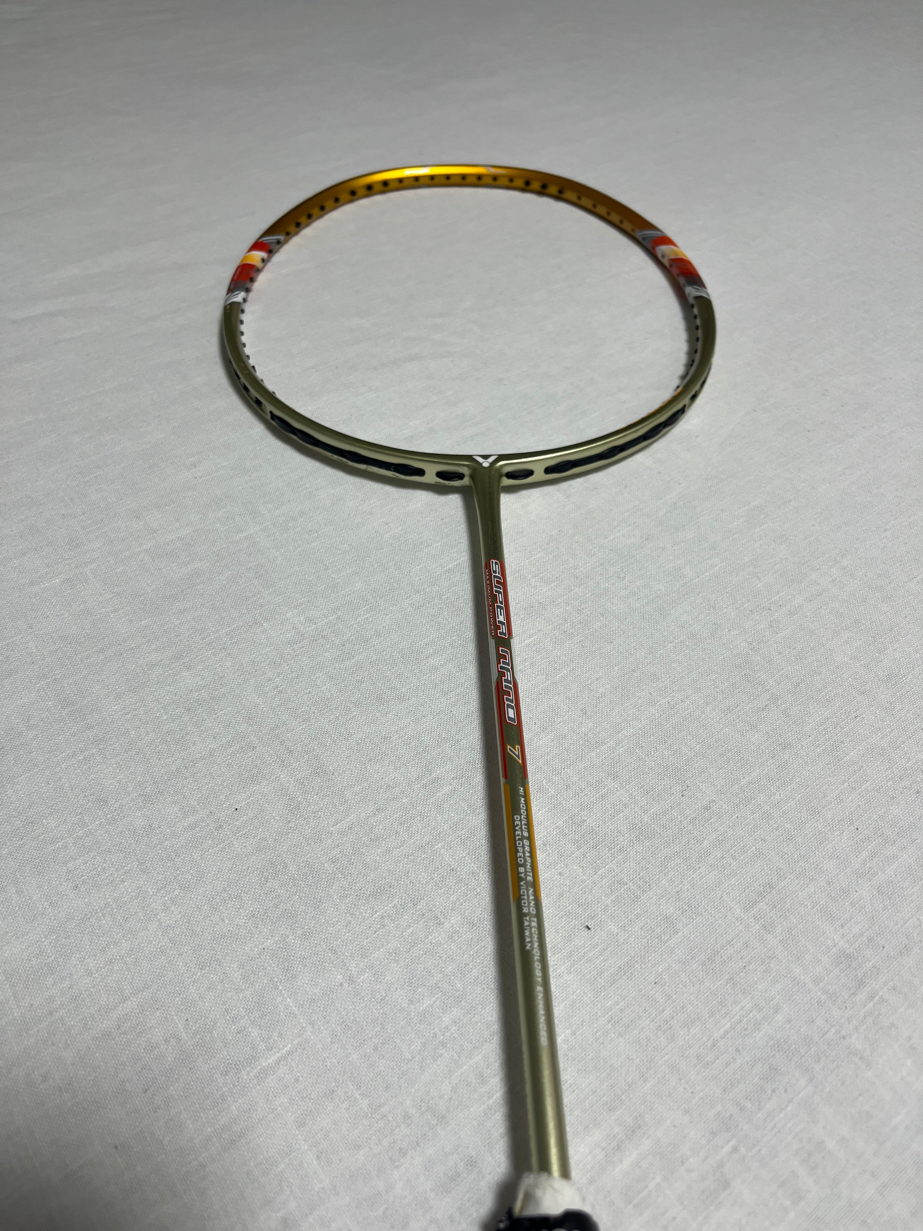 VICTOR NANO 7 used badminton racket 4UG5 unstrung
