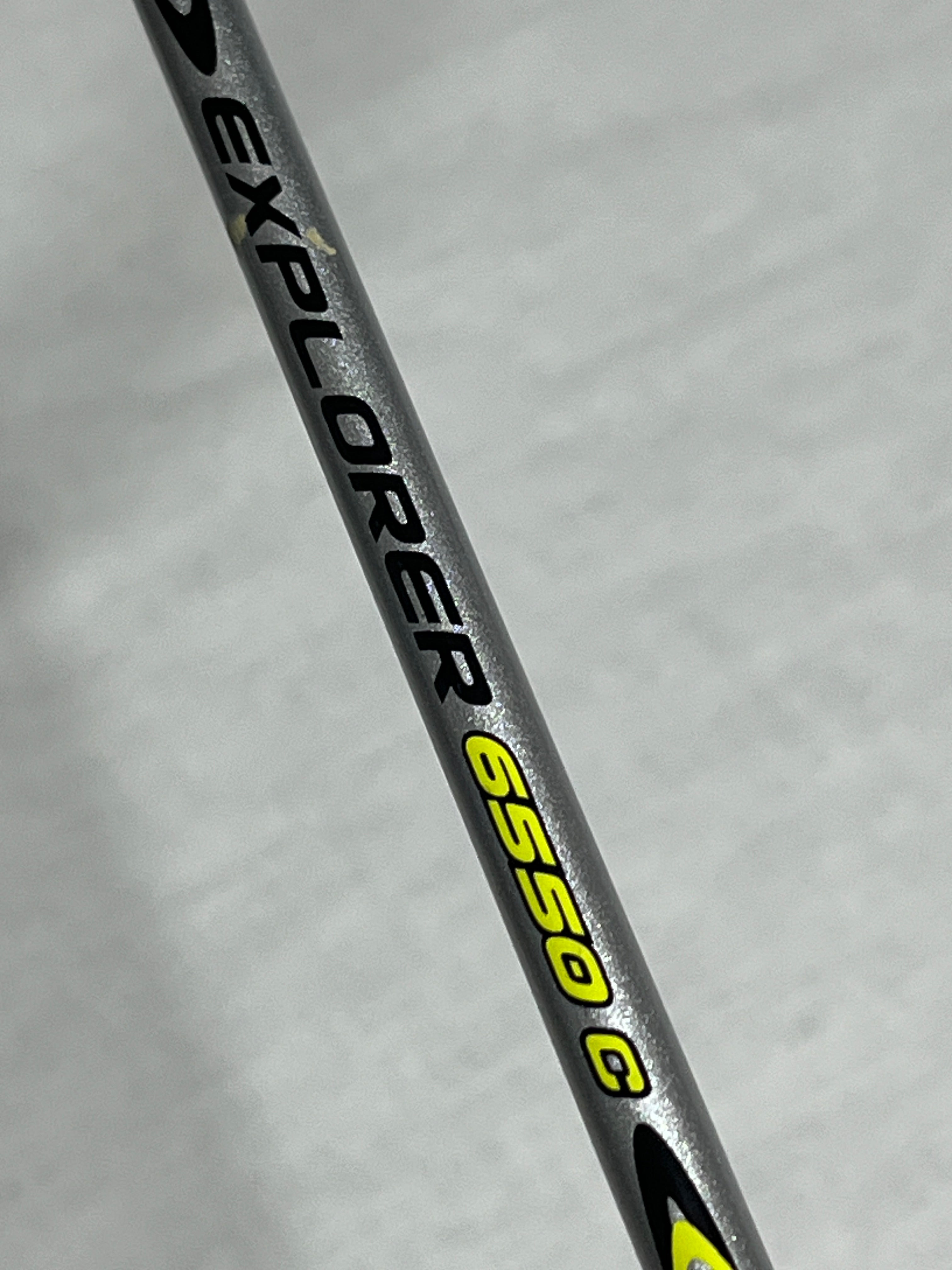 VICTOR used EXPLORER 6550C badminton racket unstrung 3U(max24lbs)