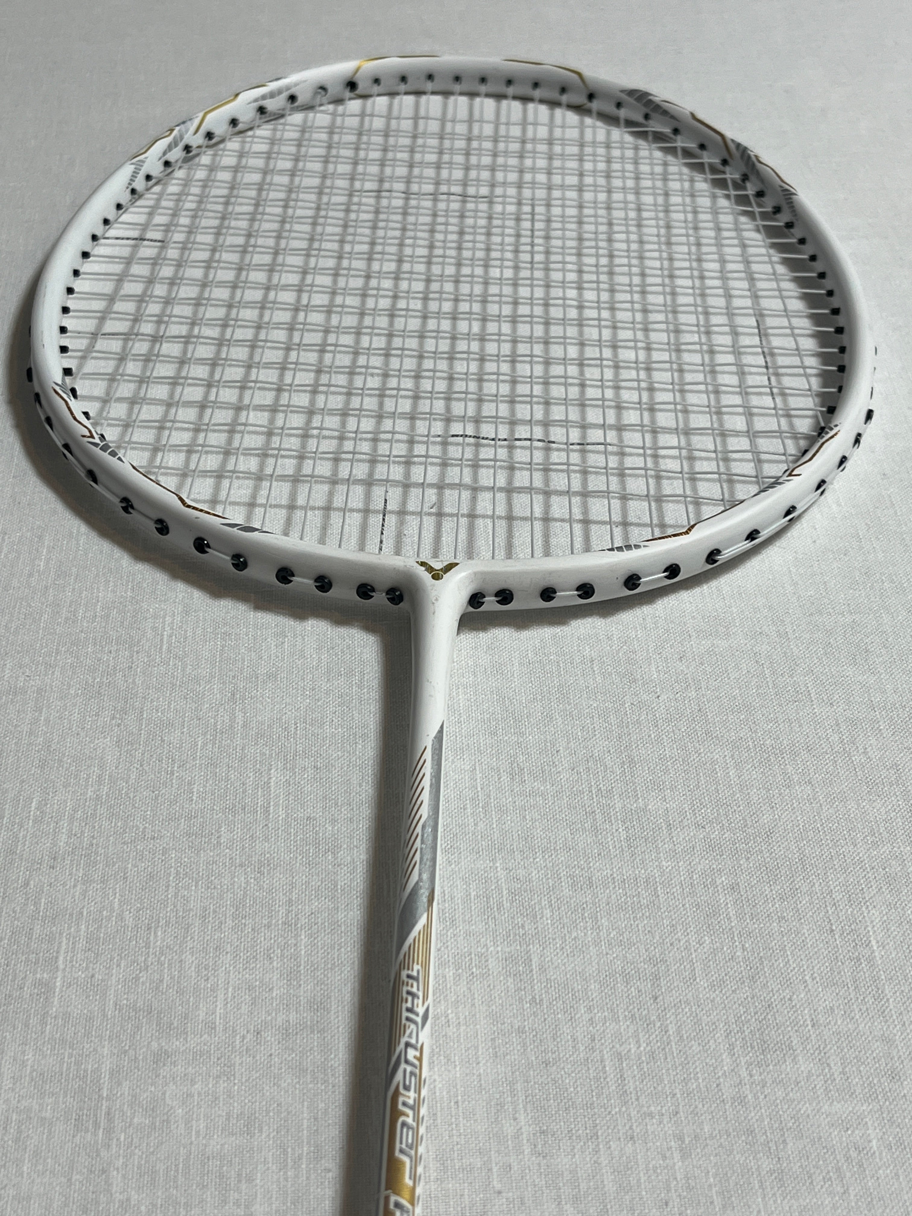 VICTOR THRUSTER F used badminton racket 4UG5 strung 26lbs