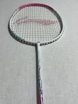 Li-Ning used AXFORCE 9 badminton racket strung 22lbs