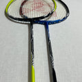 2 Yonex used Arcsaber 6000I badminton rackets unit 4U strung 22lbs