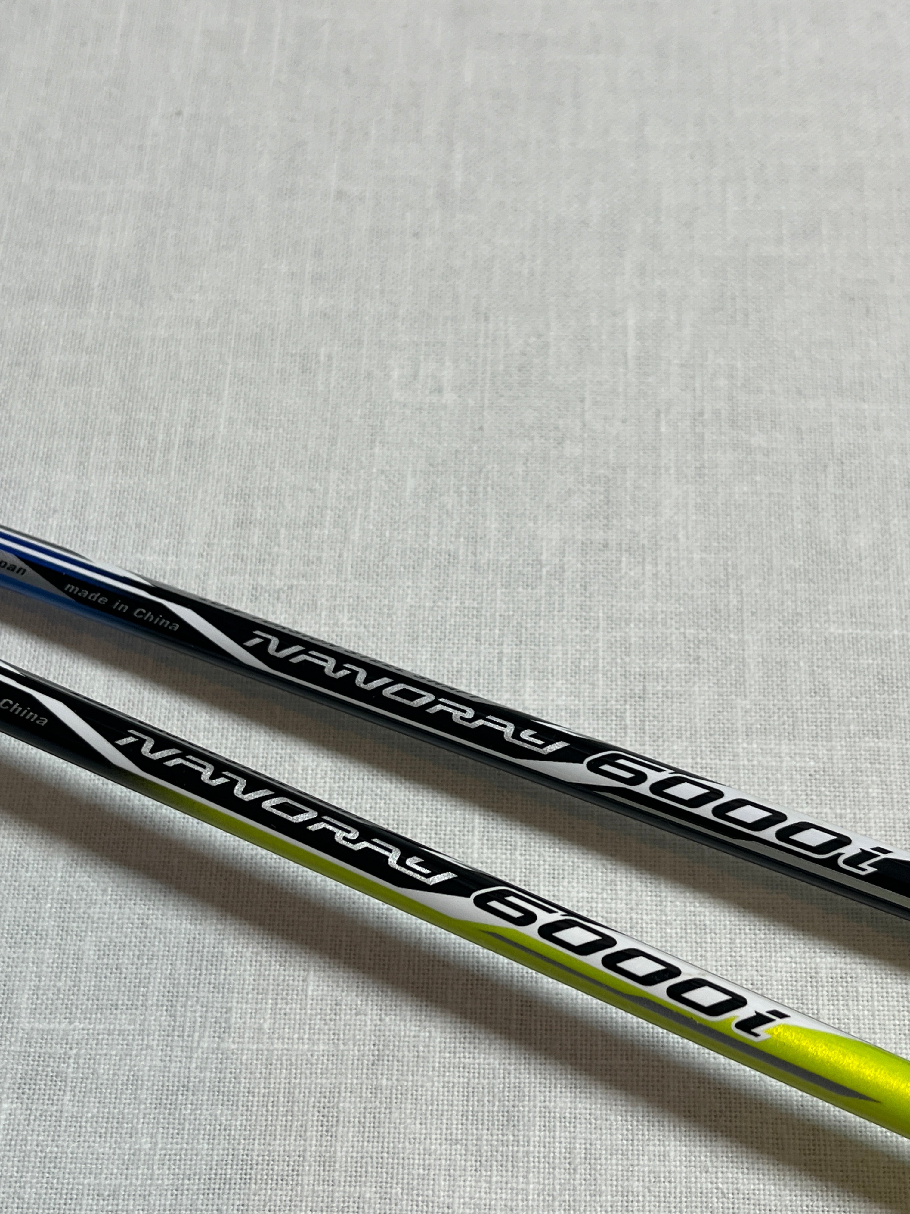 2 Yonex used Arcsaber 6000I badminton rackets unit 4U strung 22lbs