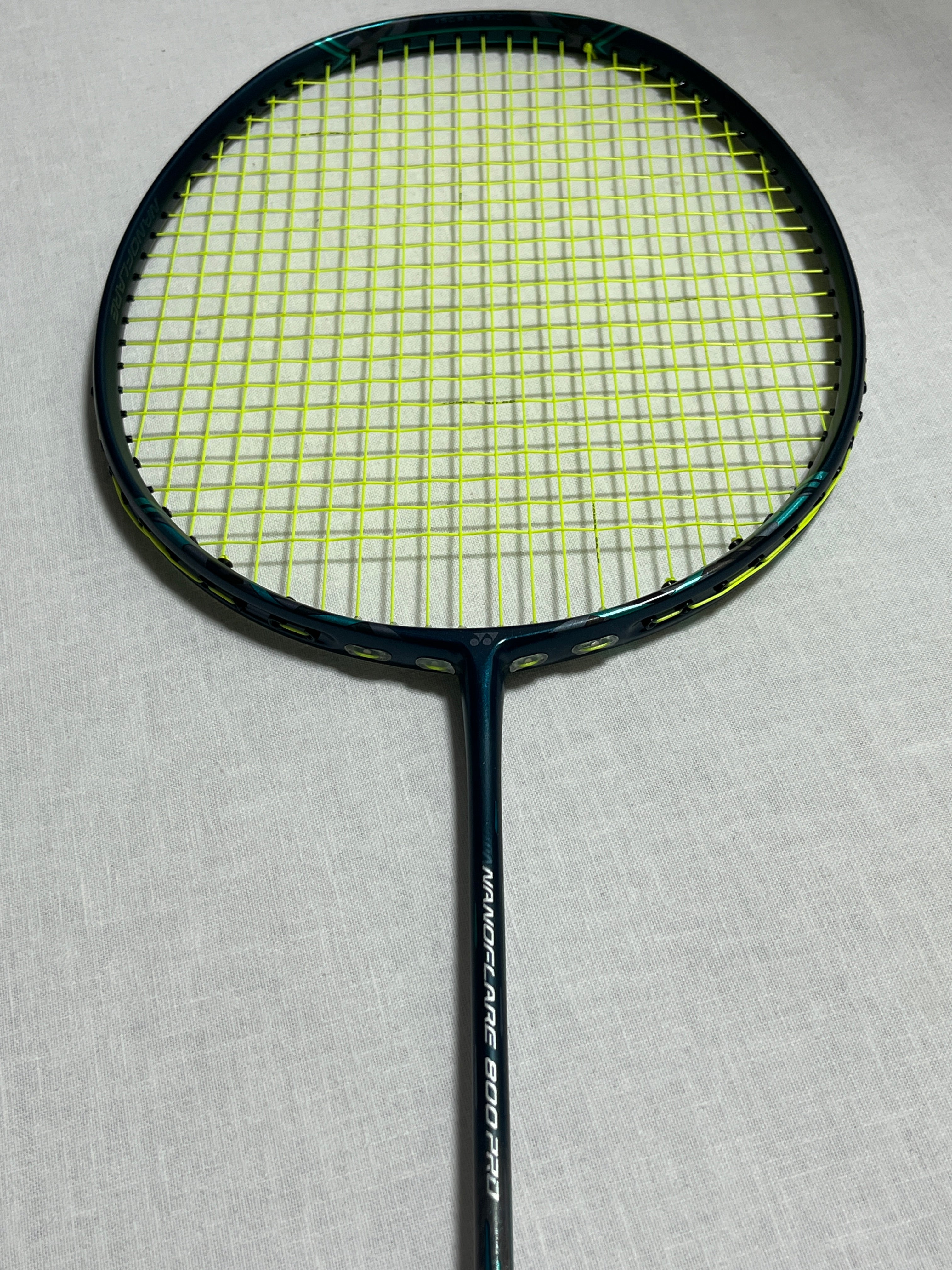 Yonex used Nanoflare 800pro  badminton racket 4U strung 27lbs