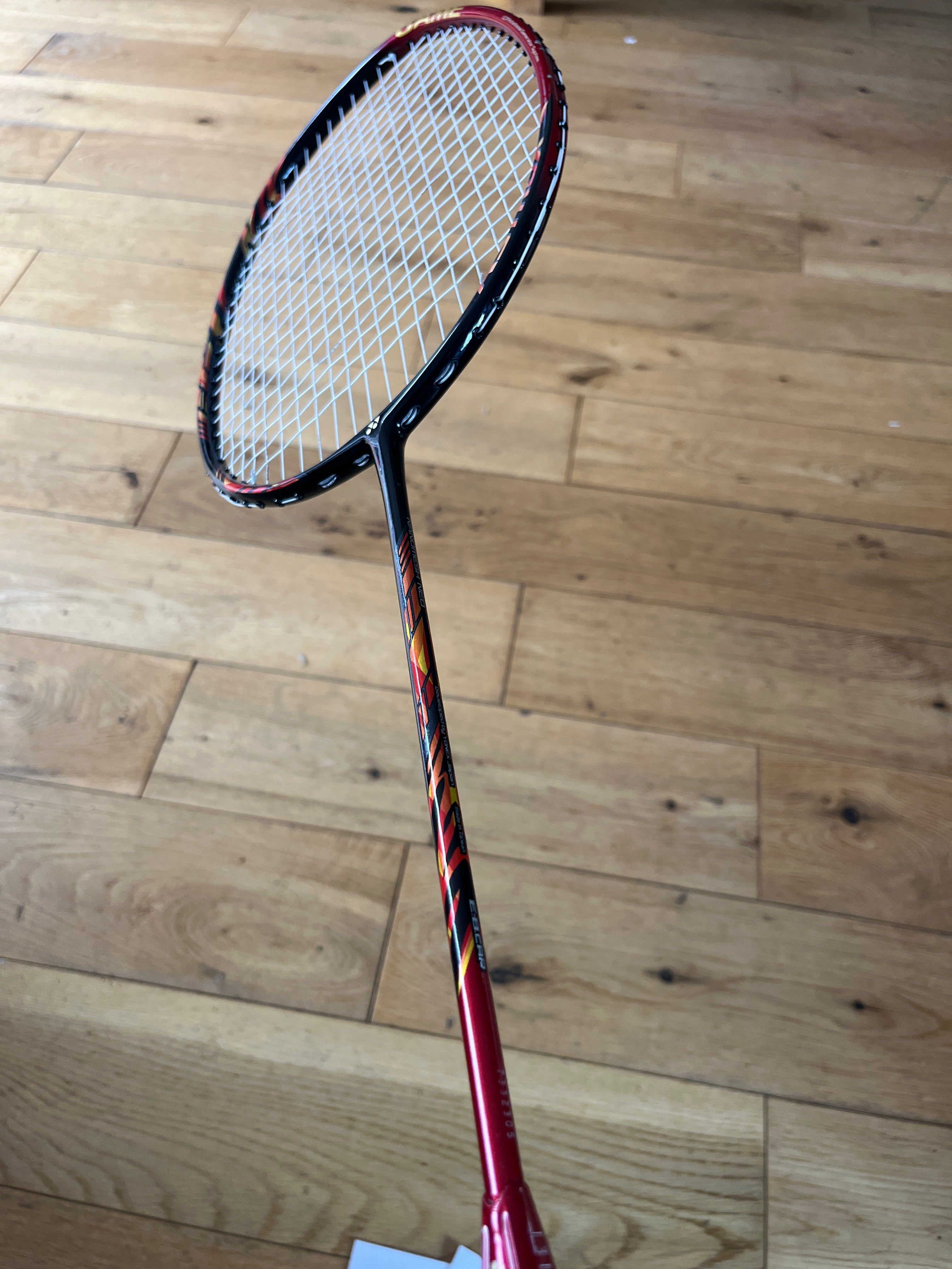 Yonex used Astrox 99 Game Red Sun badminton racket strung 4U 26lbs