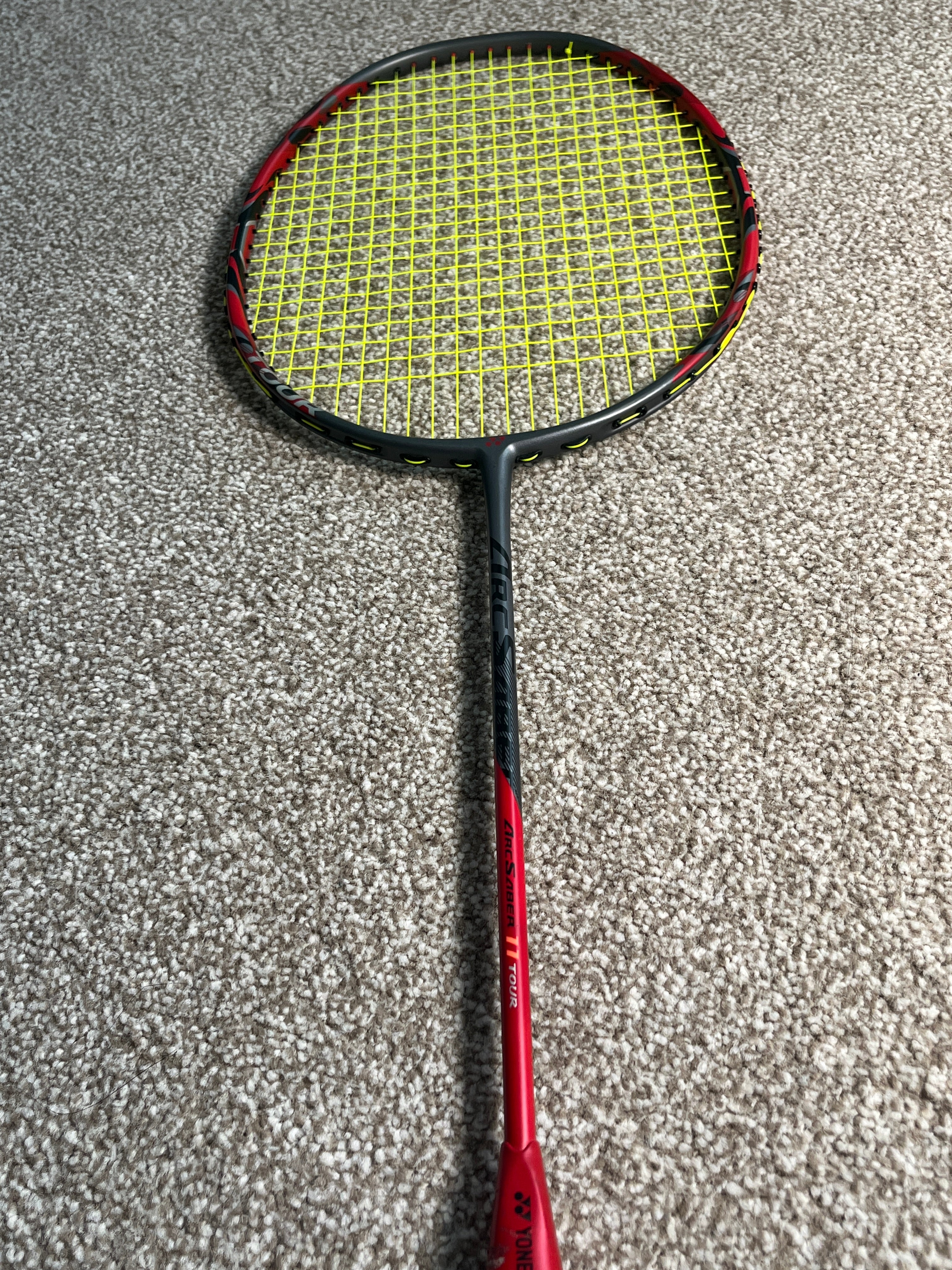 Yonex used Arcsaber 11 tour badminton racket strung 4U 26lbs