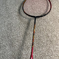 Yonex used Astrox 99 Play Red Sun badminton racket strung 4U 25lbs