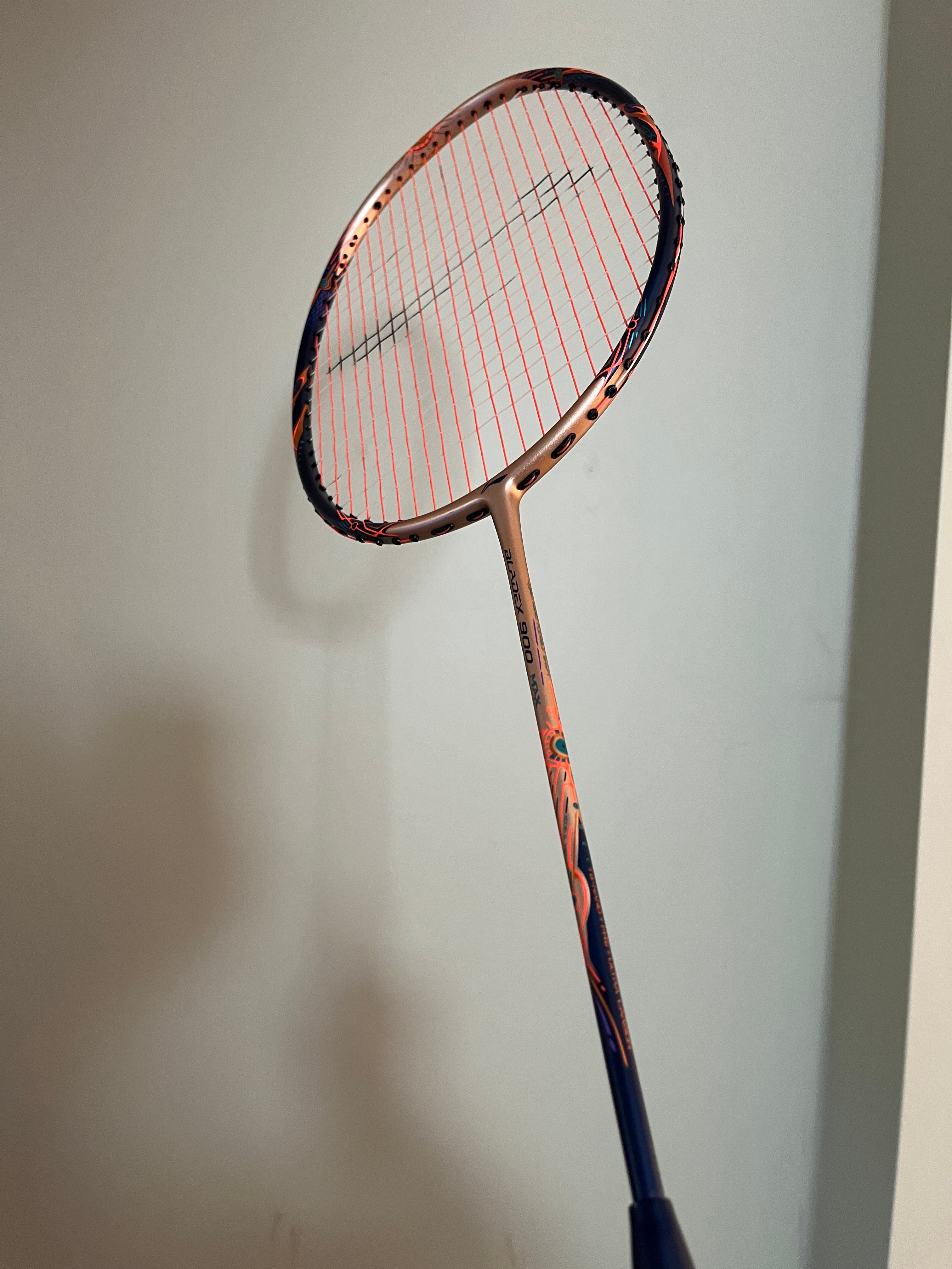 Li-Ning used Bladex 900 Max badminton racket strung 4U 26lbs