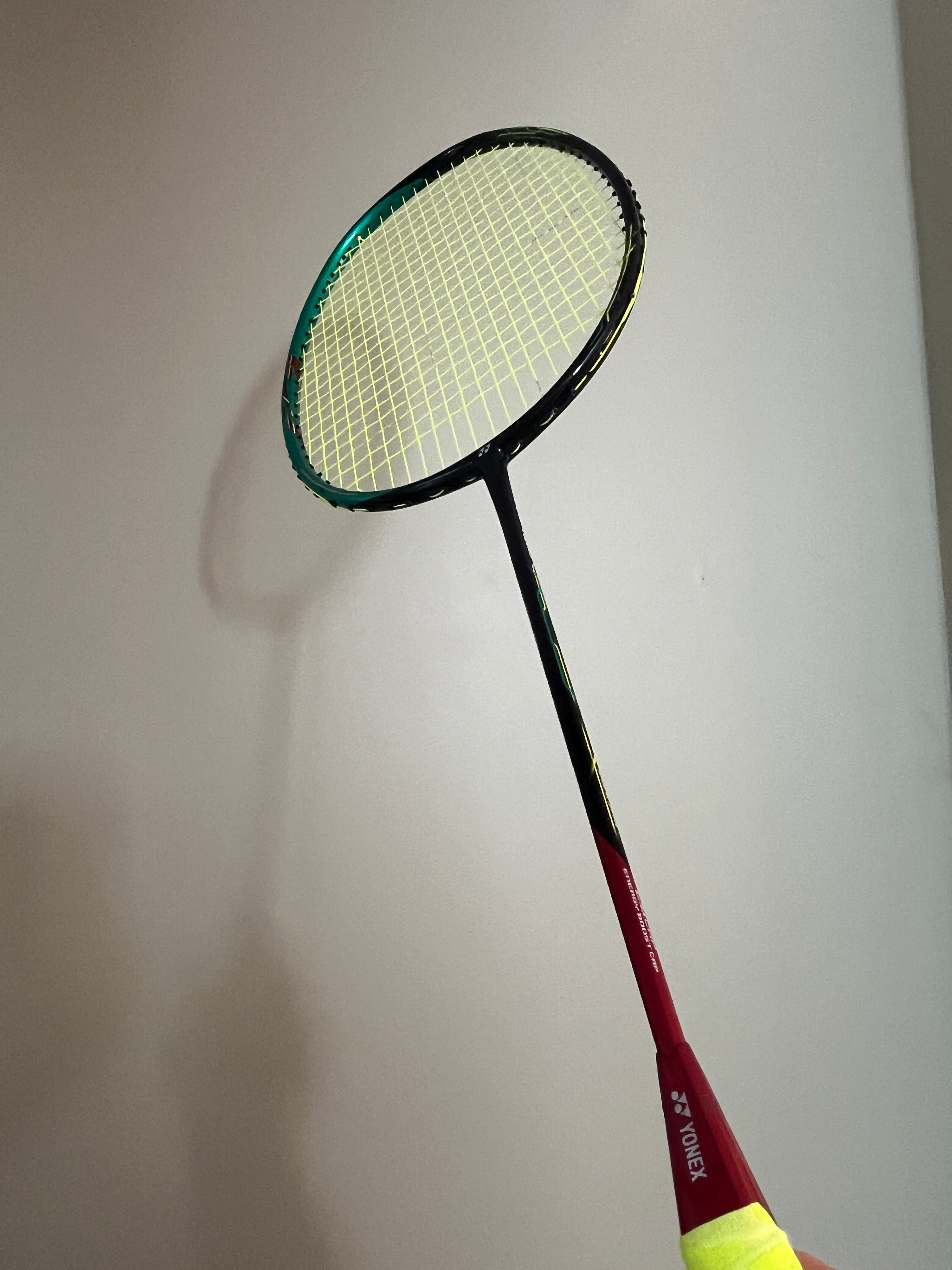 Yonex used Astrox 88S badminton racket strung 4U 26lbs