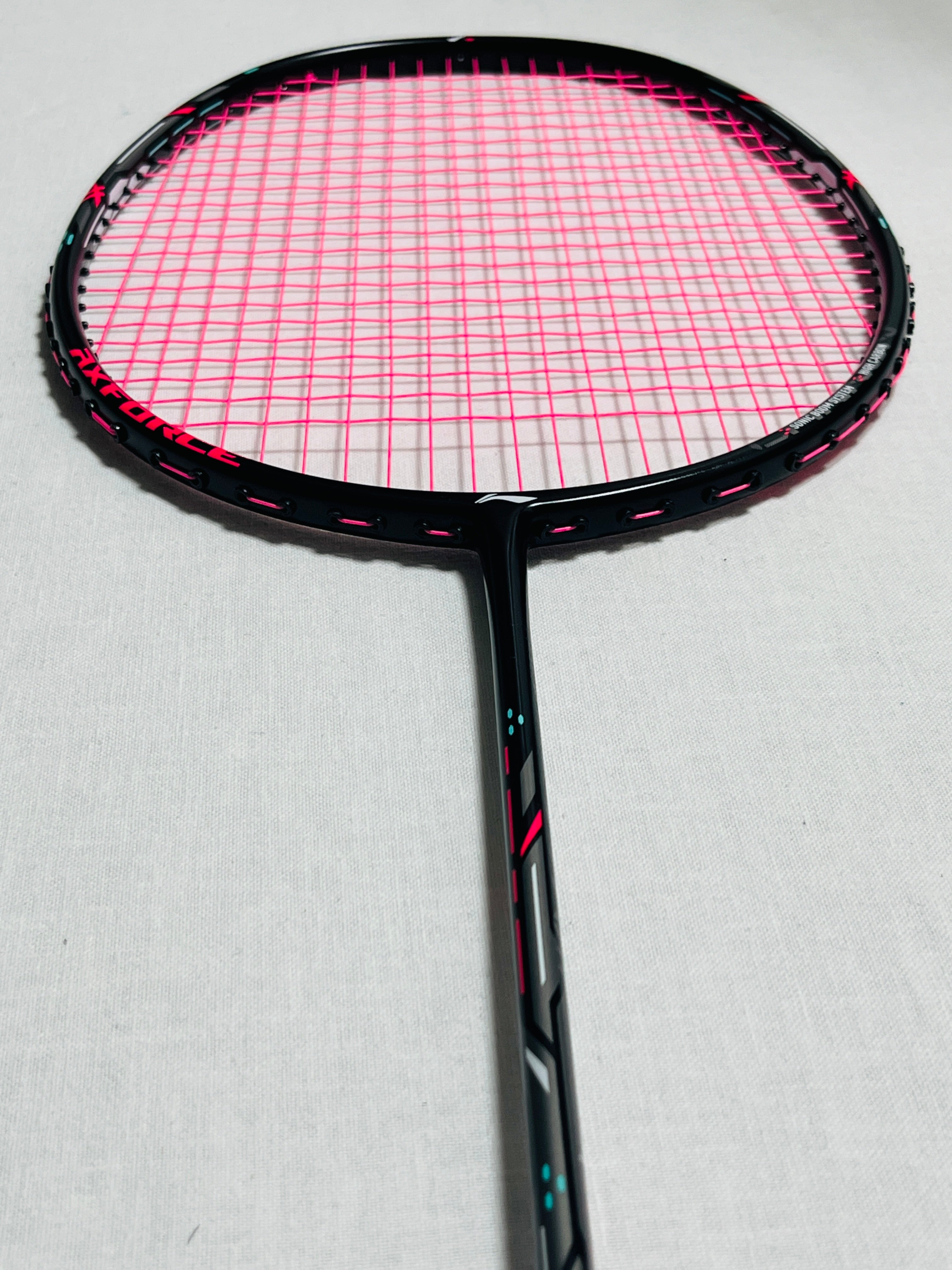 Li-Ning used cannon badminton racket strung 25lbs