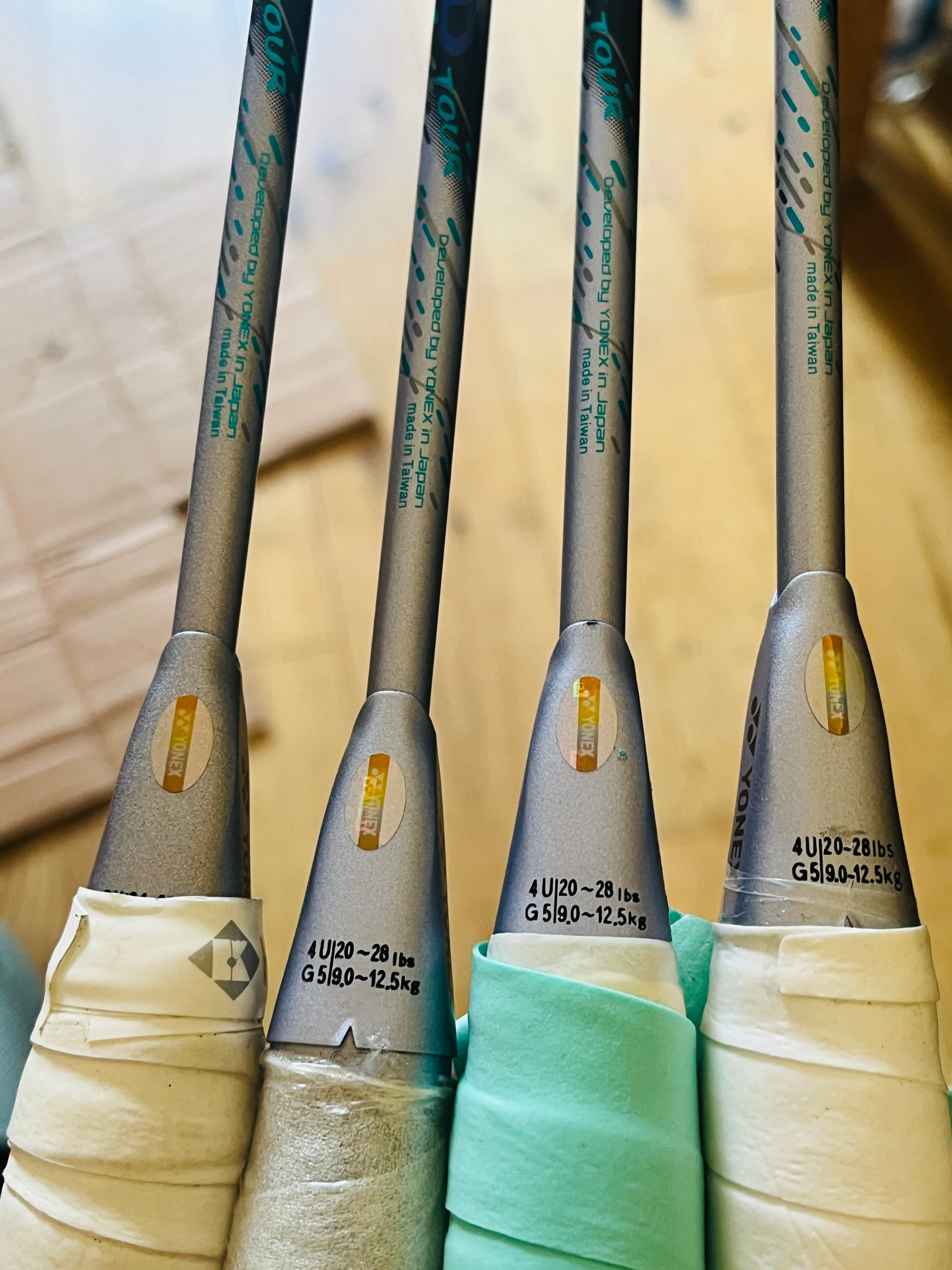 One Yonex used Astrox 88D Tour badminton racket strung 4U 26lbs