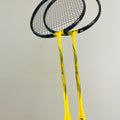 2 Yonex used Nanoflare 1000Z badminton rackets unit  strung 4U 26lbs